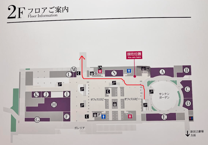 NTT東日本へのルート