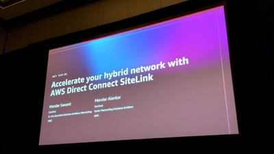 【re:Invent 2025】AWS Direct Connect SiteLinkでハイブリッドネットワークを高速化というワークショップに参加してきました