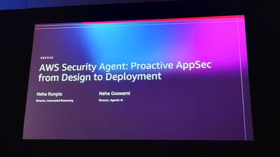 【AWS re:Invent 2025】セッション「AWS Security Agent: Proactive AppSec from Design to Deployment (SEC348)」レポート