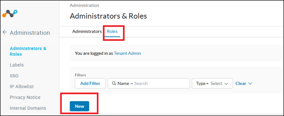 API専用ロールの作成1