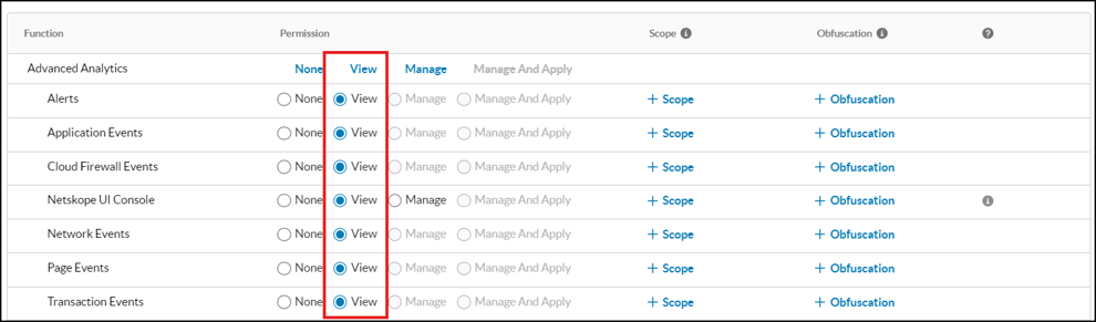 API専用ロールの作成3