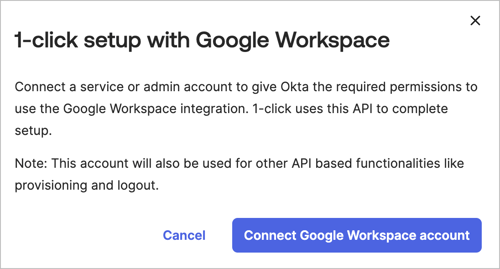okta support - google workspace provisioning error... 【Okta】Google Workspaceとの連携を劇的に簡素化するExpress Setupを体験してみた!|Nextmode Blog