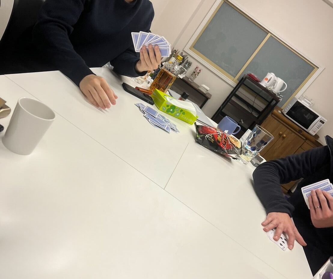 大富豪やっている様子