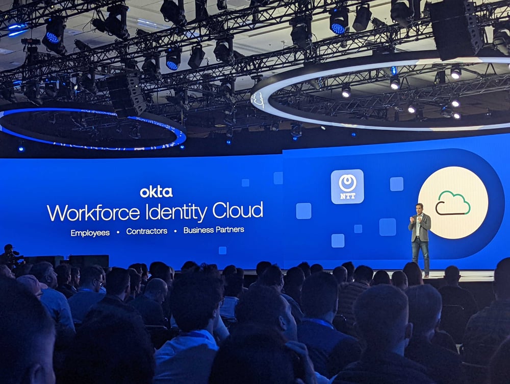 Workforce Identity CloudのトークでNTT東日本のロゴが出ました