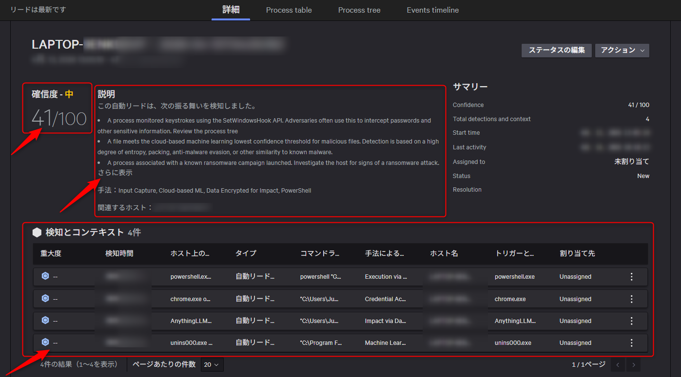 自動リード詳細＆確信度＆説明＆コンテキスト