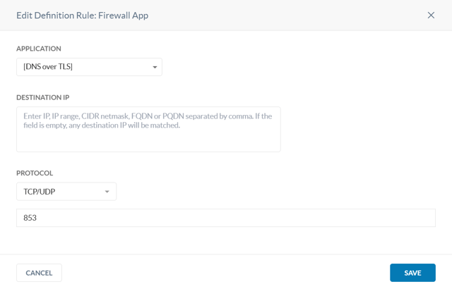 App Definition で DoTを定義する
