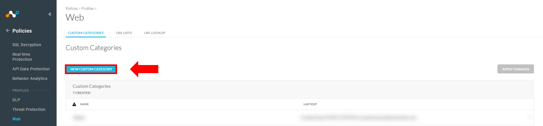 NEW CUSTOM CATEGORIES