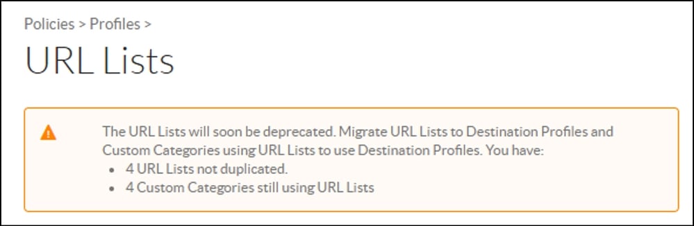 URL Lists