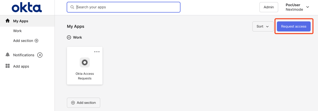 okta-conditions-enduser-dashboard-before-approval