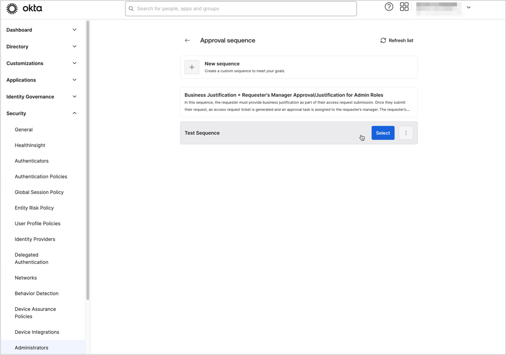 一覧に新規作成した承認フローが表示されている画面です。
